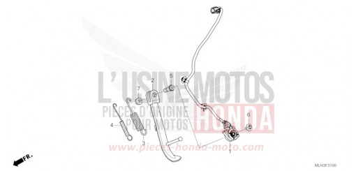 SIDE STAND CMX500AS de 2025